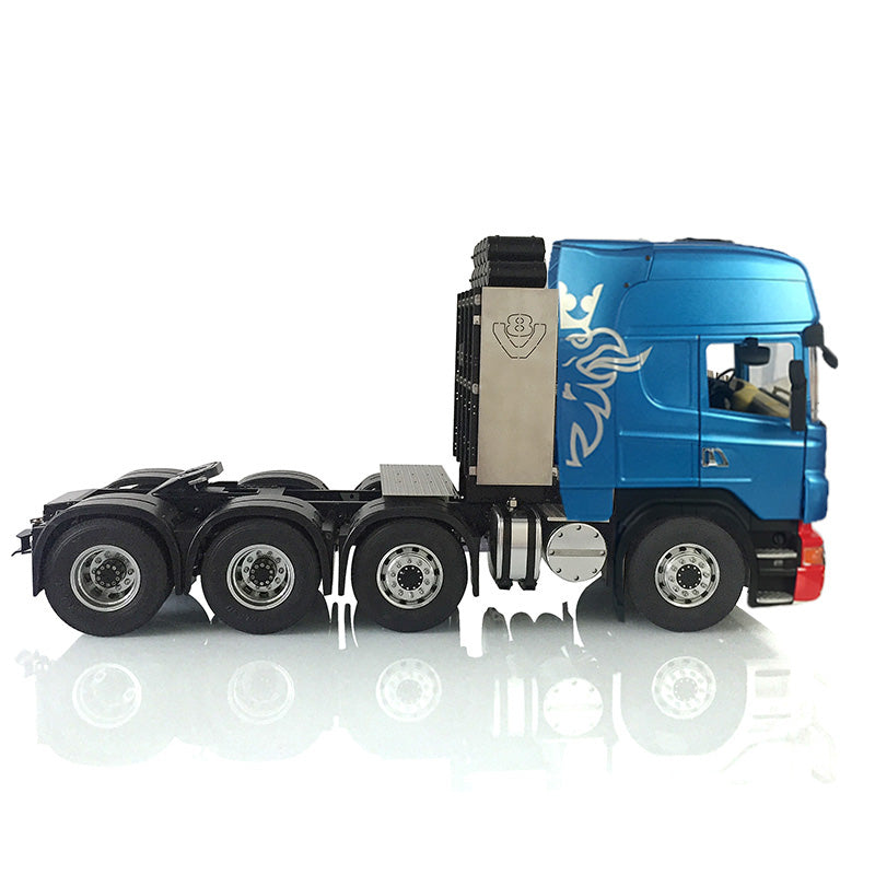 LESU 1/14 8*8 RC Tractor Truck Car Model Painted Metal Chassis W/ Cabin Set Servo 540 Motor 2Speed Gearbox W/O Equipment Rack ESC