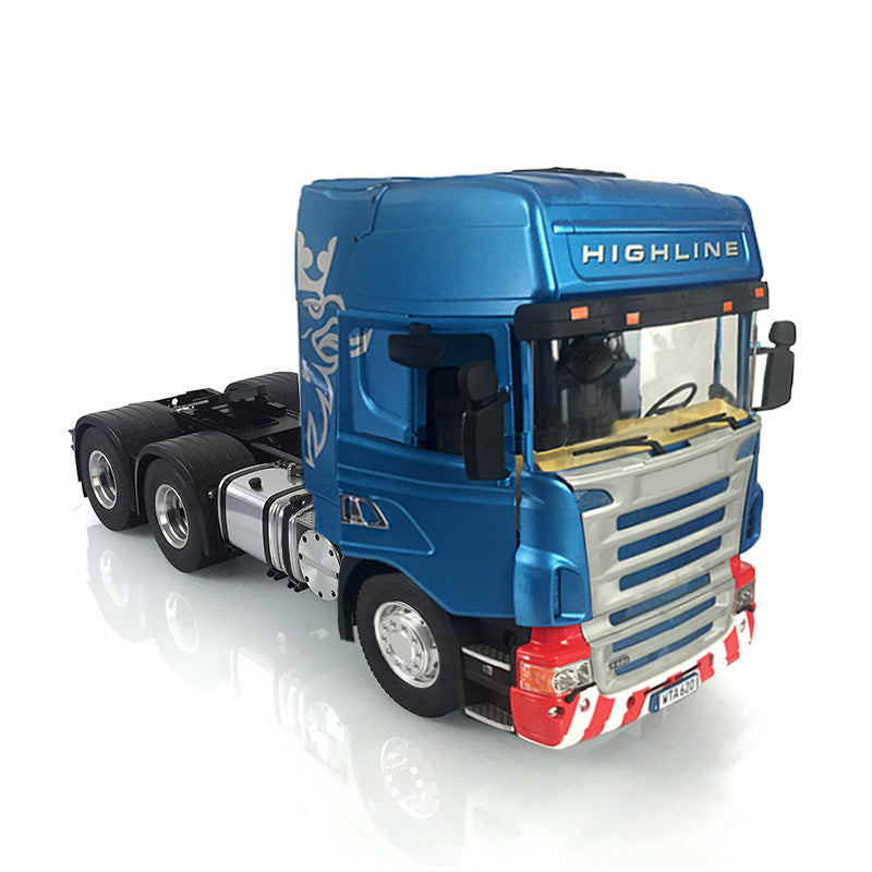 1/14 LESU RC 6*4 Metal Chassis Hercules Painted Scania Cabin RC Tractor Truck