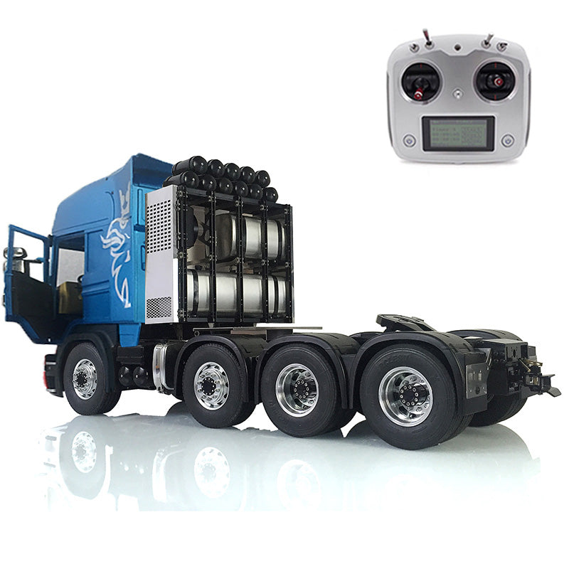 LESU 1/14 8*8 RC Tractor Truck Car Model Painted Metal Chassis W/ Light Sound System ESC Cabin Set Servo Motor 2Speed Gearbox