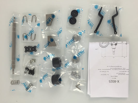 US STOCK  LESU Pneumatic Suspension Air for 1/14 RC A0020 Hydraulic Trailer Truck TAMIYA Remote Control Construction Vehicle Model Accessories