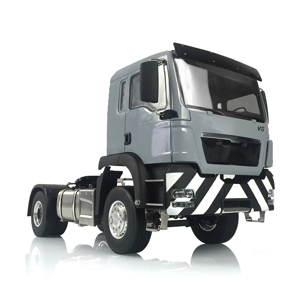 LESU 1/14 Scale TGS 4*2 Remote Controlled Tractor Truck Metal Chassis Model W/ Motor DIY Cabin Car Spare Parts Replacements