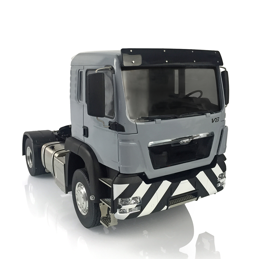 LESU 1/14 Scale TGS 4*2 Remote Controlled Tractor Truck Metal Chassis Model W/ Motor DIY Cabin Car Spare Parts Replacements