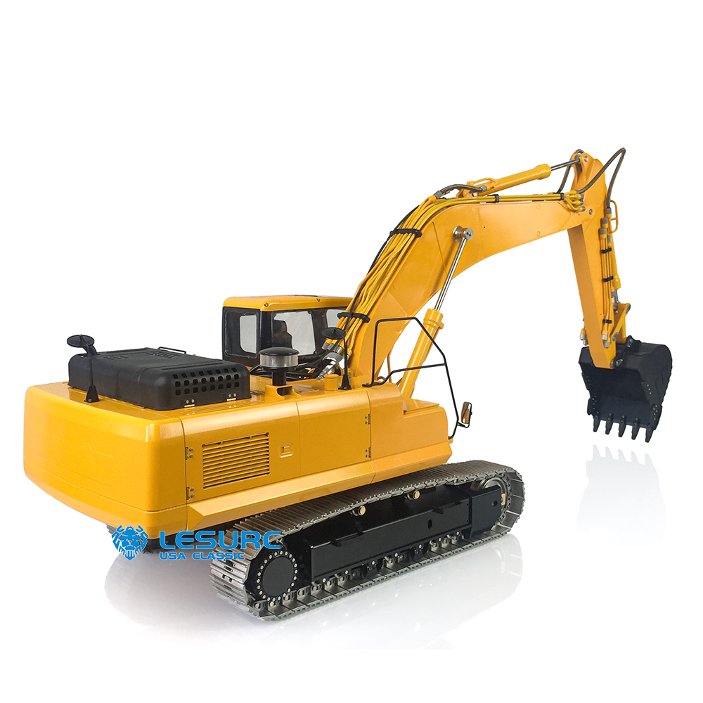 LESU PC360 1/14 RC Hydraulic Excavator Lights RTR Metal PL18 Lite Battery Remote Control Construction Vehicles Hobby Model