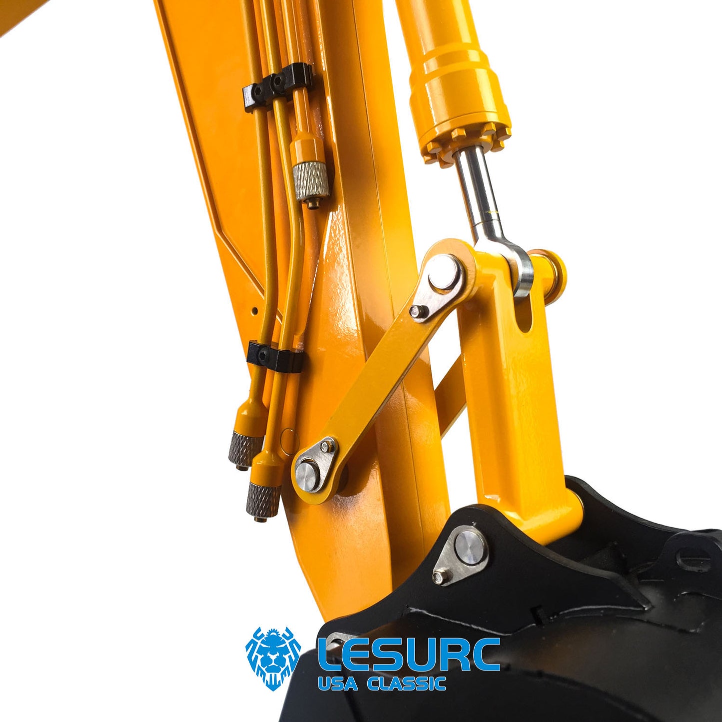 LESU PC360 1/14 Metal RC Excavator B0002 RTR Steel Alloy Hydraulic Digger Model with FlySky PL18EV Lite Controller Light System for Hobby Collectors