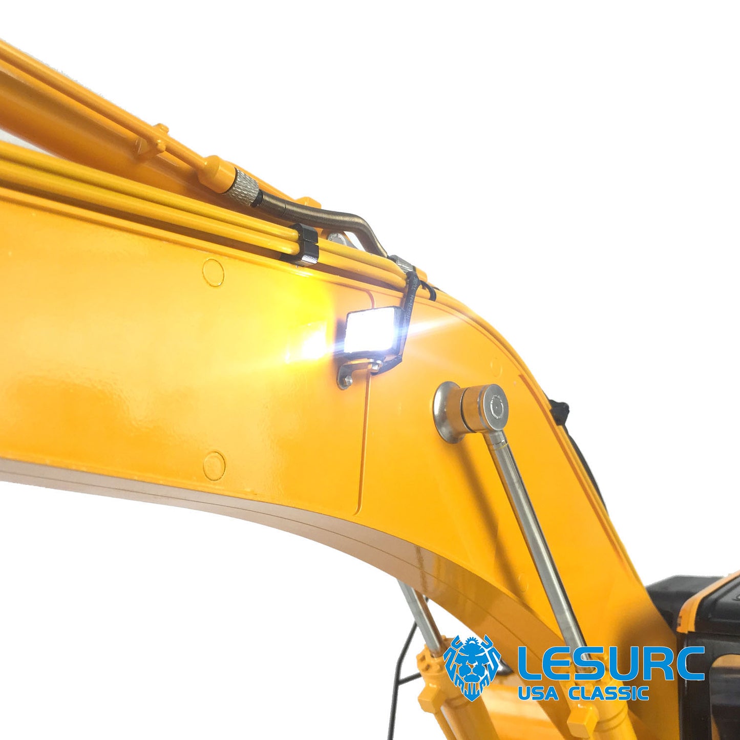 LESU PC360 1/14 Metal RC Excavator B0002 RTR Steel Alloy Hydraulic Digger Model with FlySky PL18EV Lite Controller Light System for Hobby Collectors