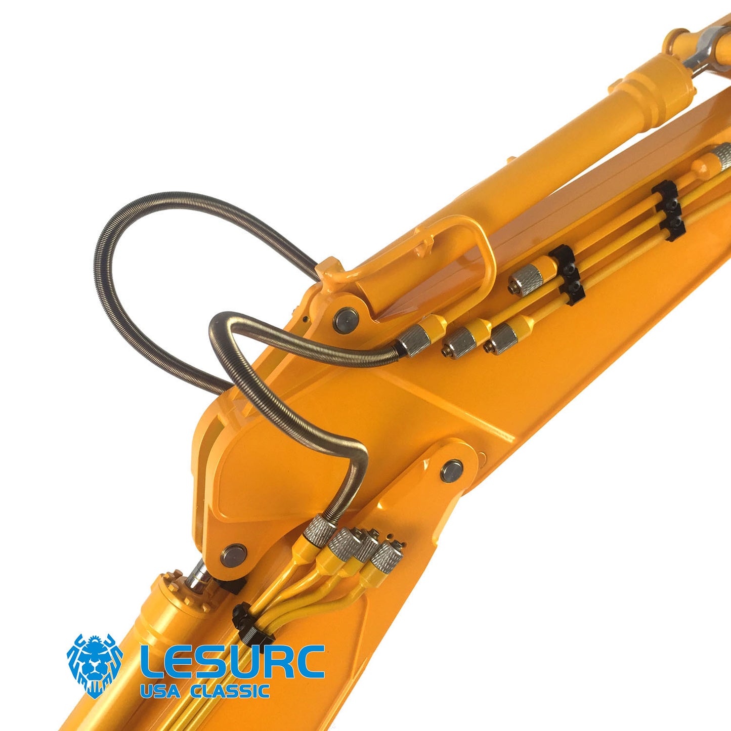 LESU PC360 1/14 Metal RC Excavator B0002 RTR Steel Alloy Hydraulic Digger Model with FlySky PL18EV Lite Controller Light System for Hobby Collectors