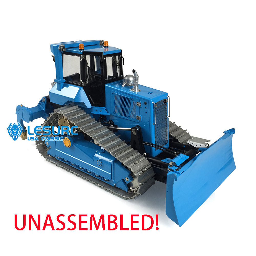 LESU 1/14 Aoue-DT60 Crawler Dozer Bulldozer RC Hydraulic Painted KIT Model Truck Pump W/ Motor ESC Light Sound System No Battery