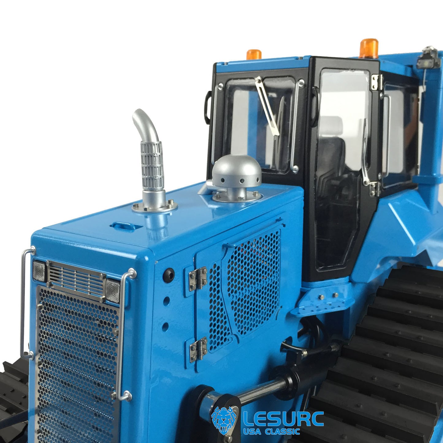 In Stock LESU 1/14 Aoue-DT60 Crawler Dozer Bulldozer RC Hydraulic Painted Assembled KIT Model Truck Pump W/ Motor ESC Light Sound System