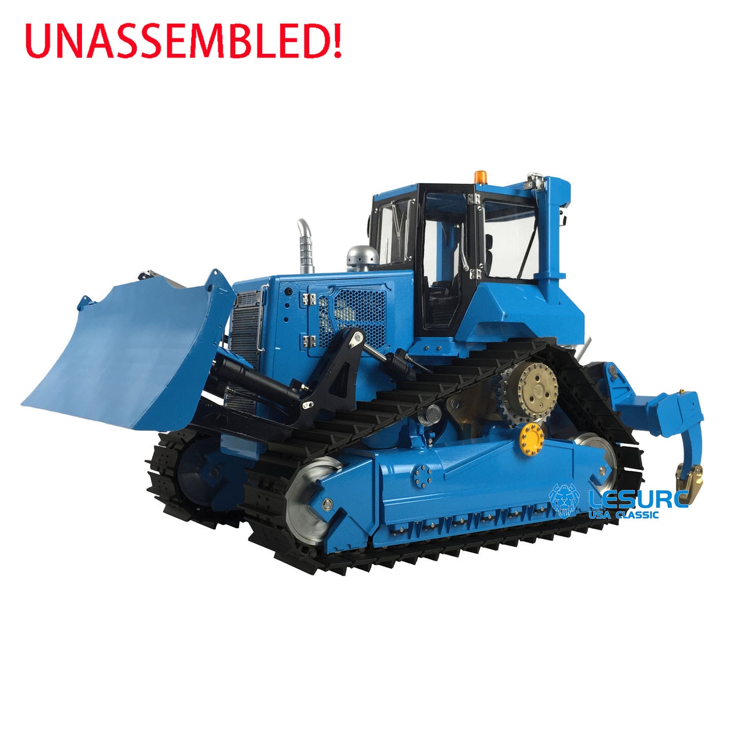 LESU 1/14 Aoue-DT60 Crawler Dozer Bulldozer RC Hydraulic Painted KIT Model Truck Pump W/ Motor ESC Light Sound System No Battery