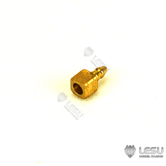 LESU Brass Nozzle T-type Spare Part Suitable for 3*2MM Pipe Hydraulic RC Truck Loader Radio Controlled Excavator Model DIY Cars