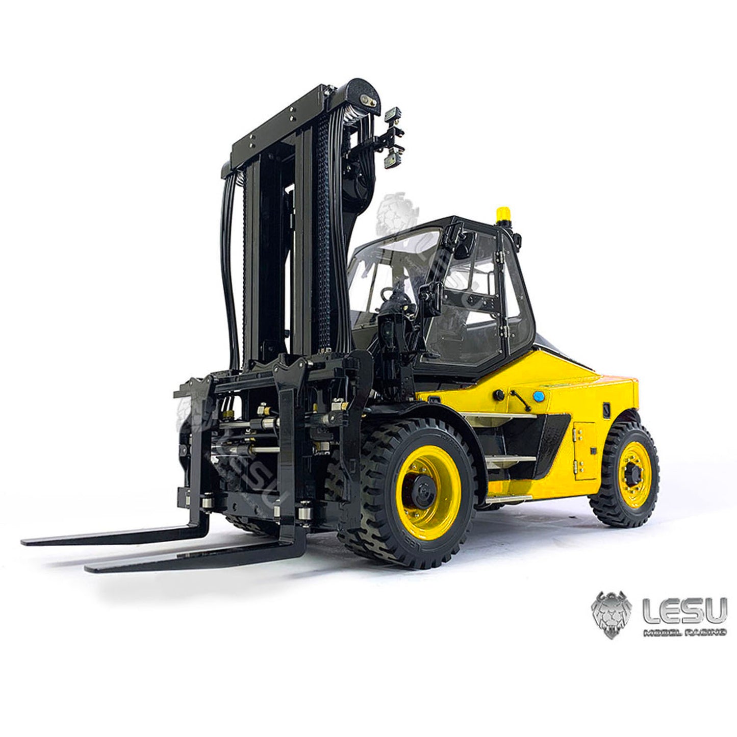 1/14 LESU RC RTR Hydraulic Painting Forklift Remote Control Model Aoue-LD160S W/ Motor ESC Light Sound Battery Charger ST8 Radio