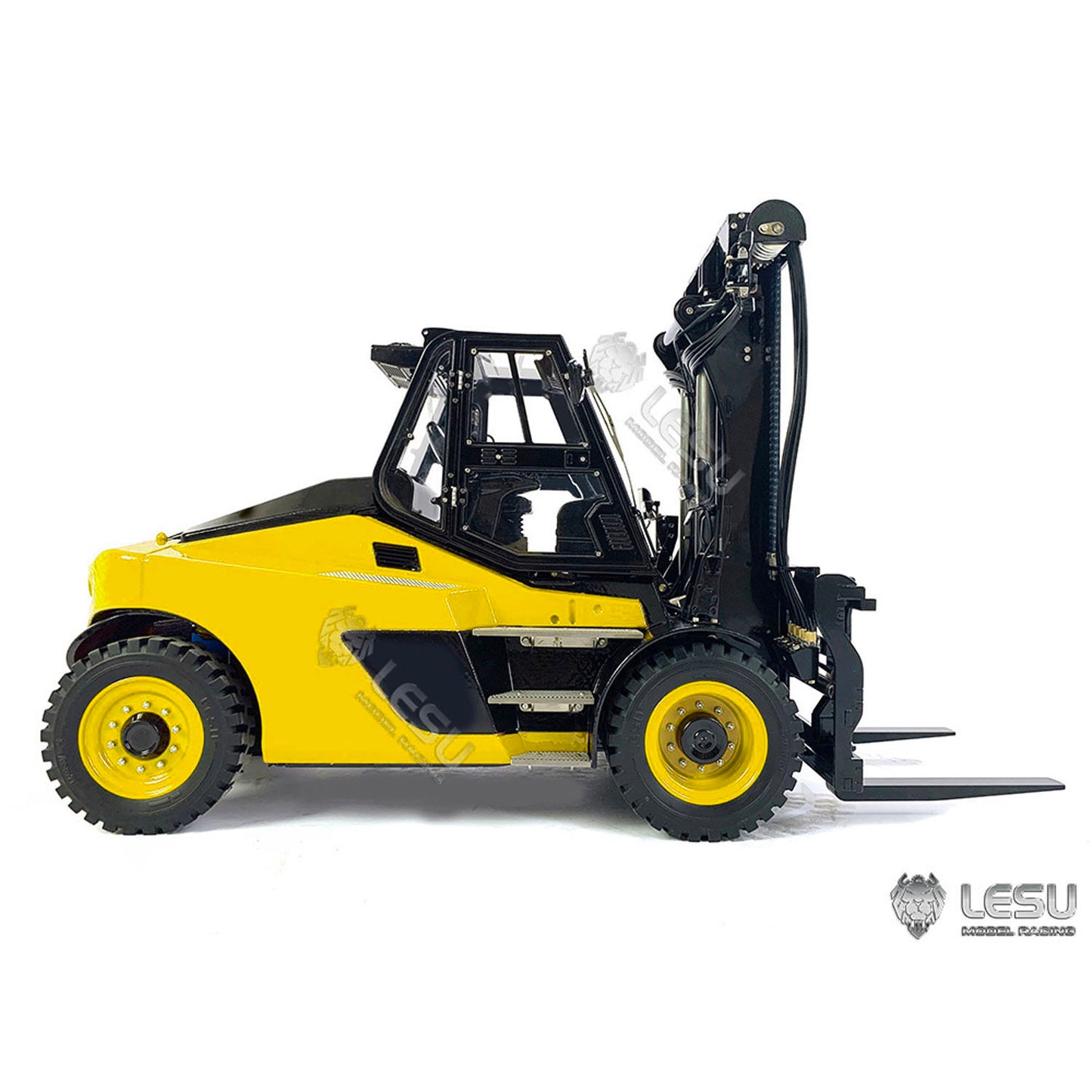LESU AOUE LD160S 1/14 Metal Hydraulic RC Forklift FlySky ST8 Remote Controller and SR12 Receiver 6 Ways Reversing Valve Sound Light System