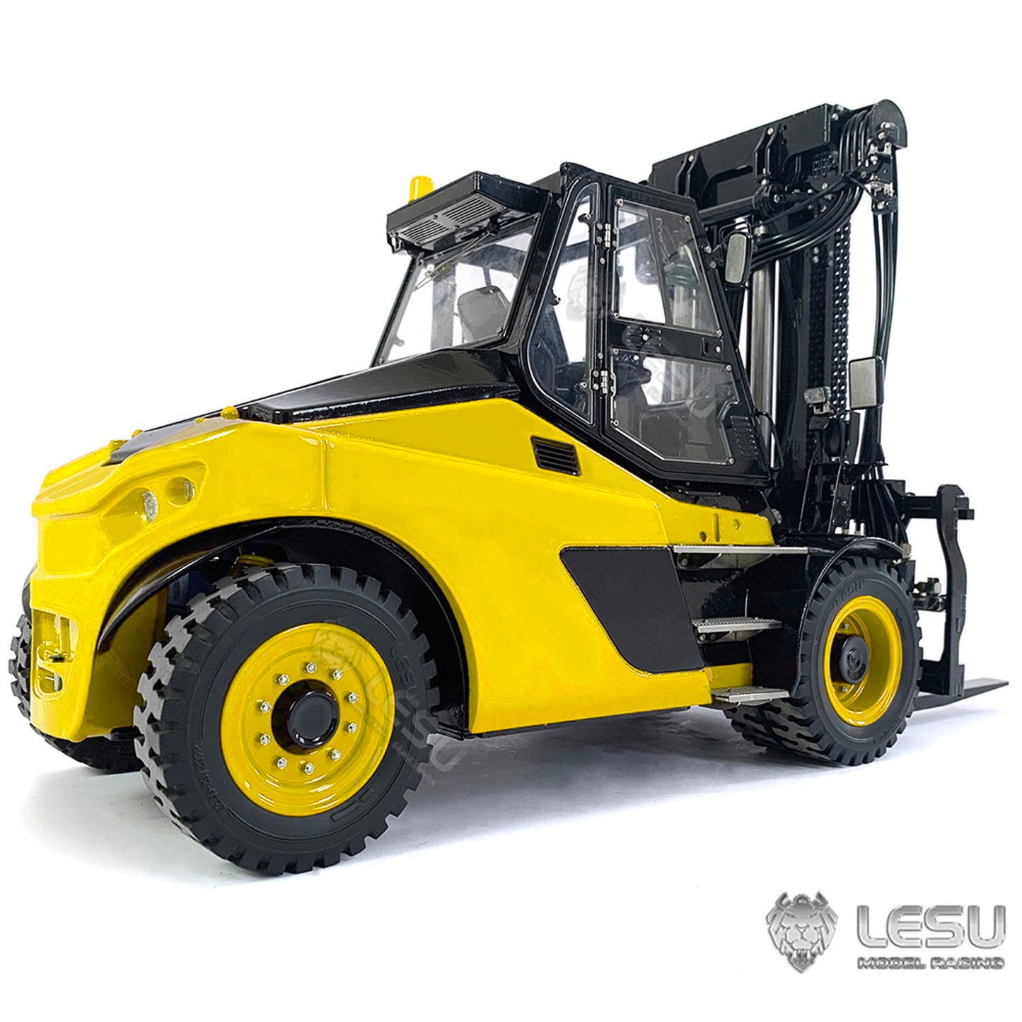 1/14 LESU RC RTR Hydraulic Painting Forklift Remote Control Model Aoue-LD160S W/ Motor ESC Light Sound Battery Charger ST8 Radio