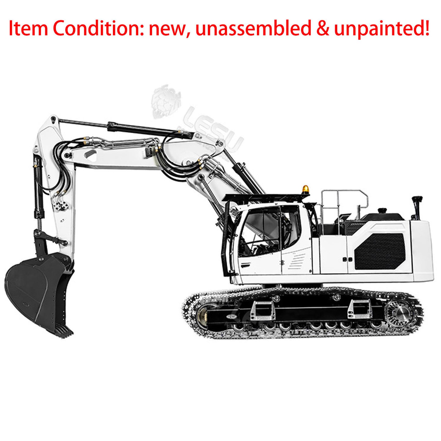 LESU LR945 Metal 1/14 3-arm RC Hydraulic Excavator Remote Control Digger Kits PNP RTR for Options Motor Servo ESC Light System