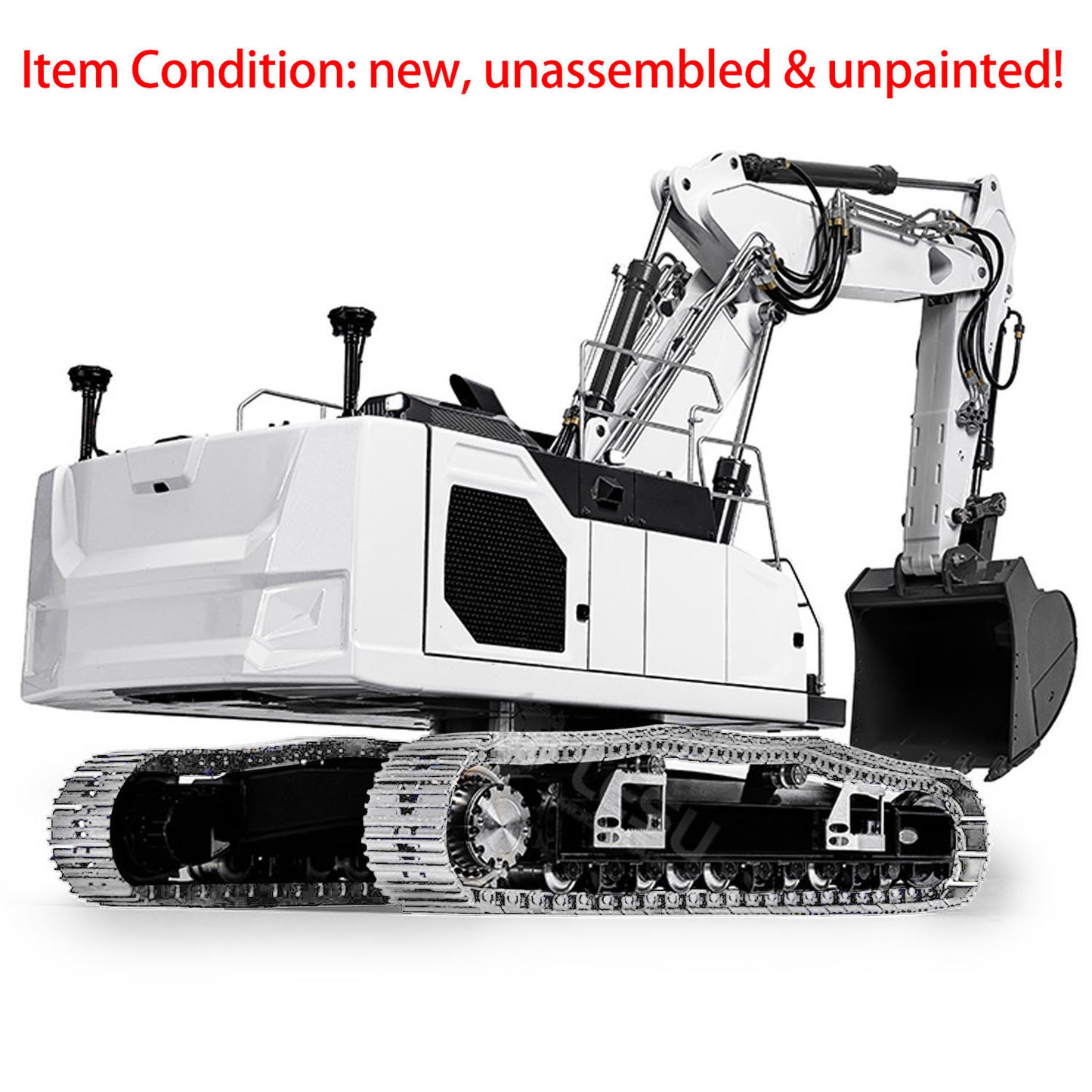 LESU LR945 Metal 1/14 3-arm RC Hydraulic Excavator Remote Control Digger Kits PNP RTR for Options Motor Servo ESC Light System