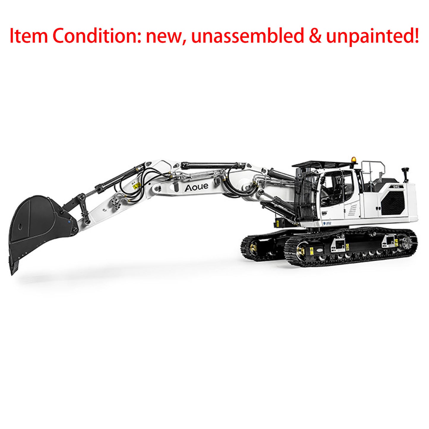 LESU 1/14 3-arm LR945 RC Hydraulic Excavator Remote Control Digger Model KIT/PNP/RTR Versions Light System Motor Servo ESC