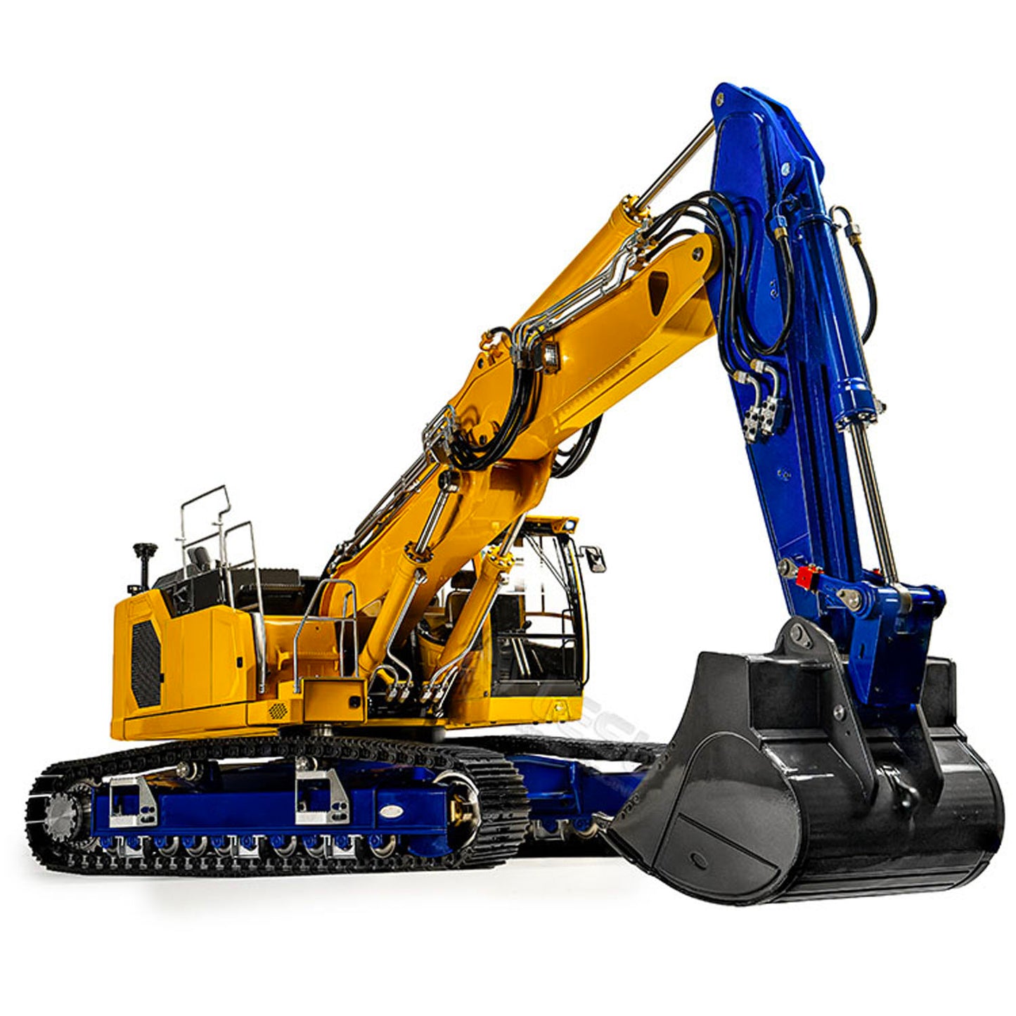 LESU 1/14 3-arm LR945 RC Hydraulic Excavator Remote Control Digger Model KIT/PNP/RTR Versions Light System Motor Servo ESC