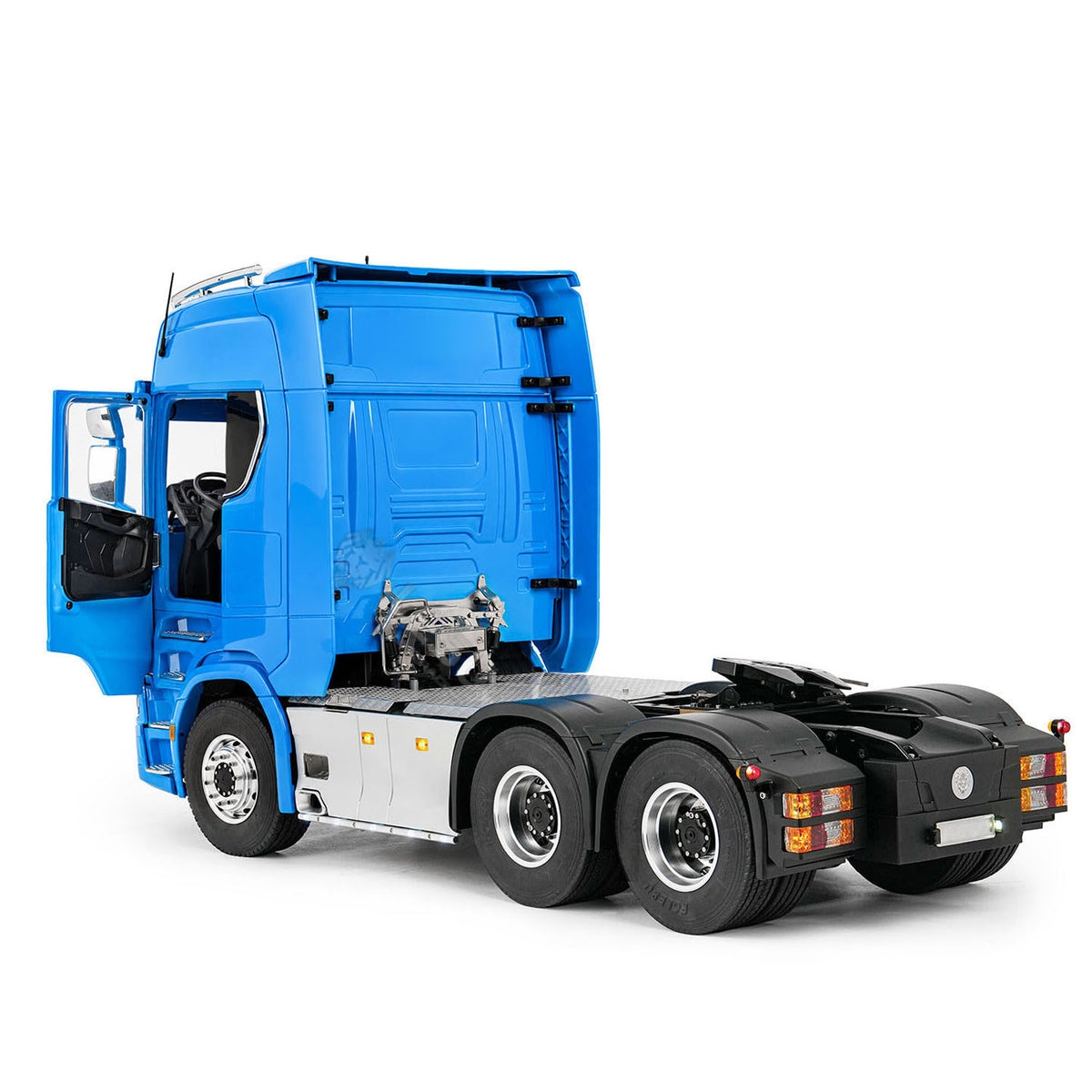 LESU Z0070 1/14 RC Tractor Truck with 6x6 Metal Chassis 3Speed Gearbox Differential Lock Airbag Suspension Light Sound System