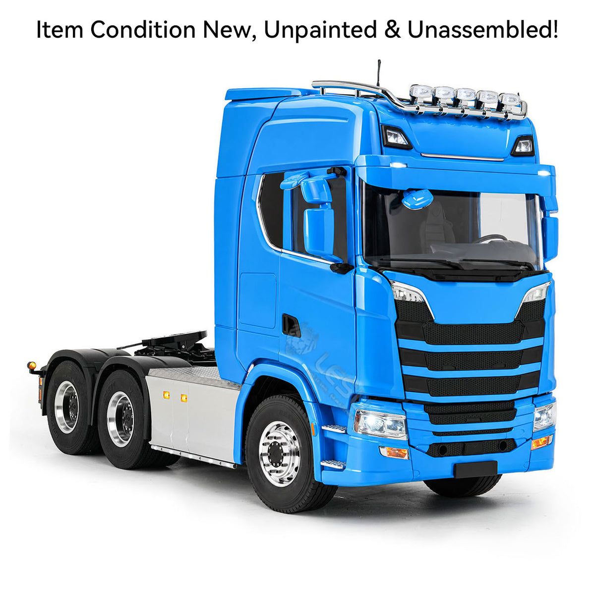 LESU Z0070 1/14 RC Tractor Truck with 6x6 Metal Chassis 3Speed Gearbox Differential Lock Airbag Suspension Light Sound System