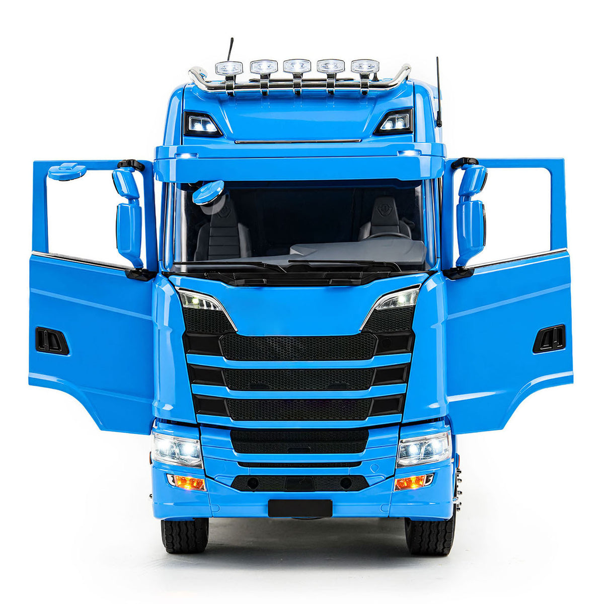 LESU Z0070 1/14 RC Tractor Truck with 6x6 Metal Chassis 3Speed Gearbox Differential Lock Airbag Suspension Light Sound System