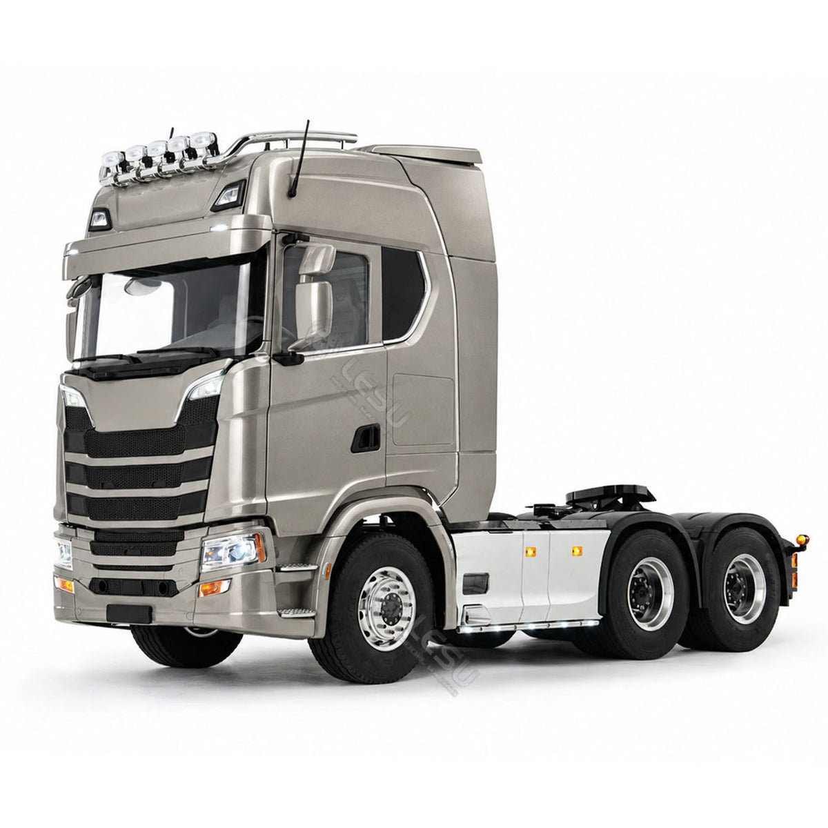 LESU Z0070 1/14 RC Tractor Truck with 6x6 Metal Chassis 3Speed Gearbox Differential Lock Airbag Suspension Light Sound System