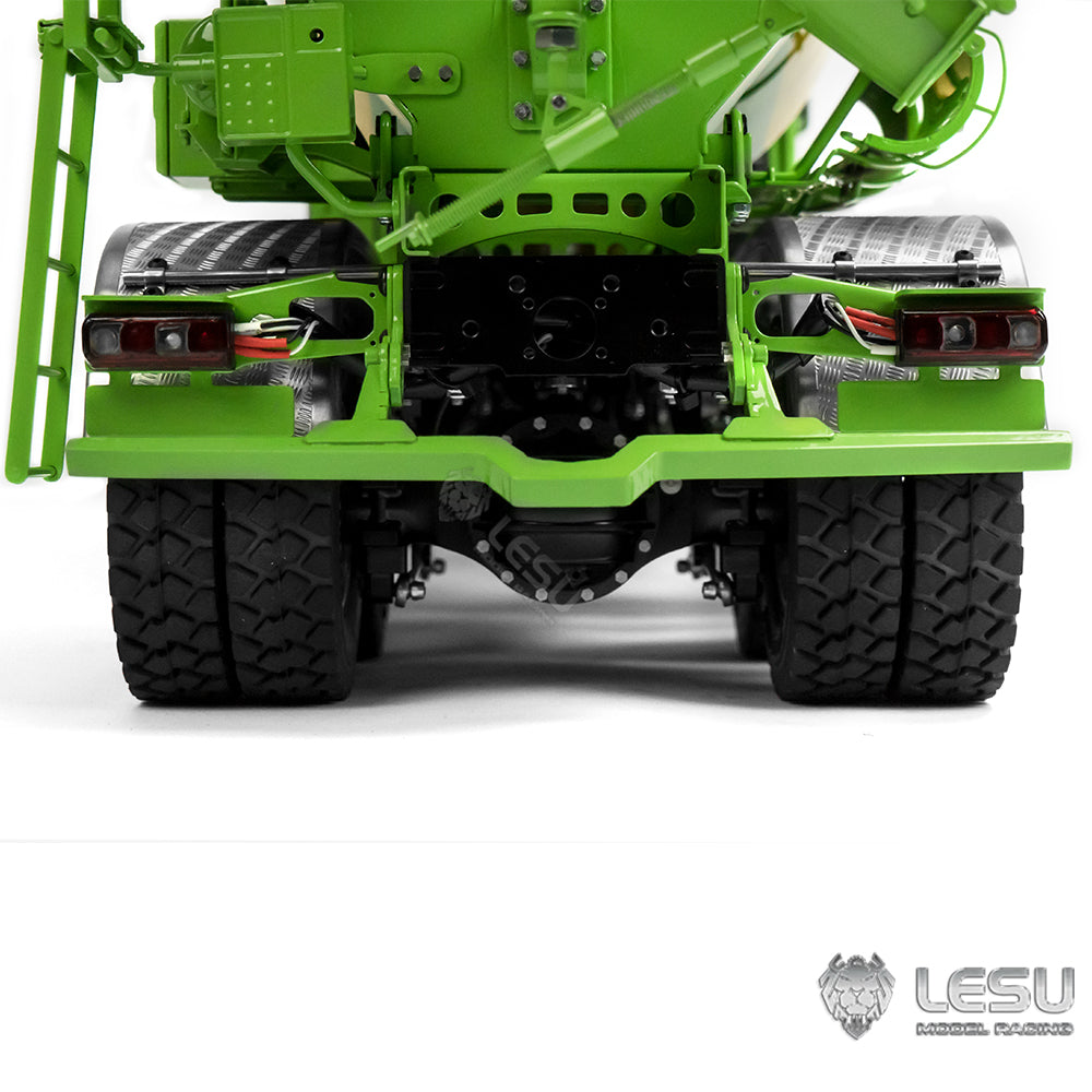 LESU 1/14 6x6 RC Mixer Truck Painted Assembled Radio Control Agitating Lorry Car Model Light Sound System W/O Battery Charger