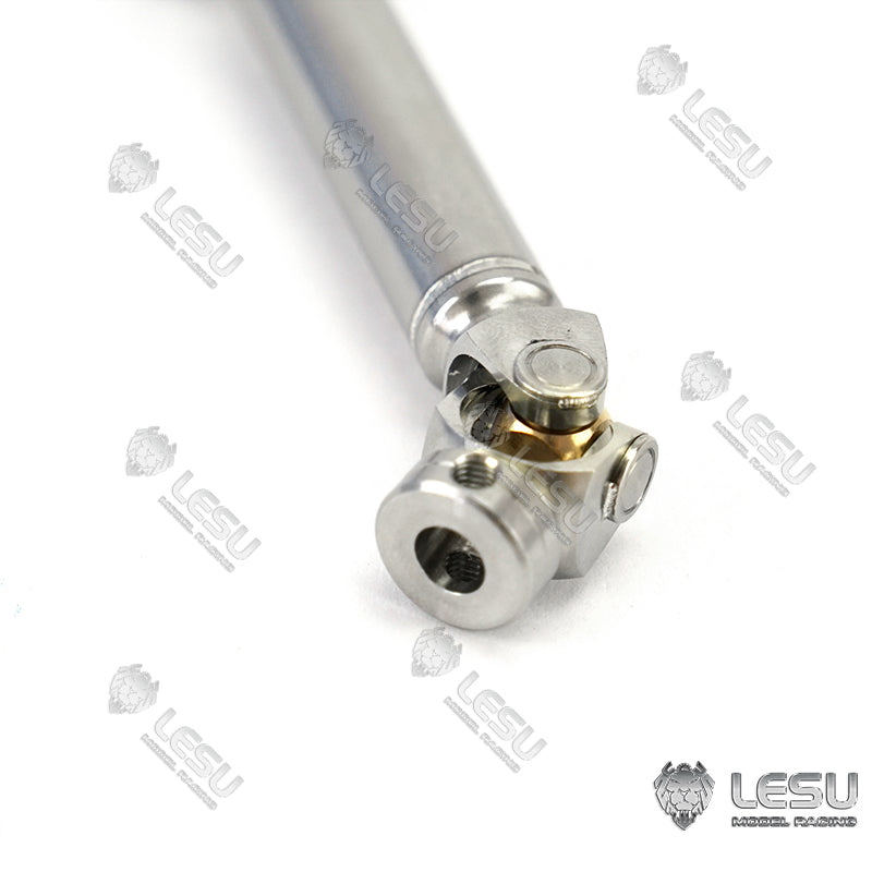 LESU Stainless Steel Spline Welded Drive Shaft with Bore Diameter 5mm for 1/14 RC Tractor Truck DIY Dumper Model Parts