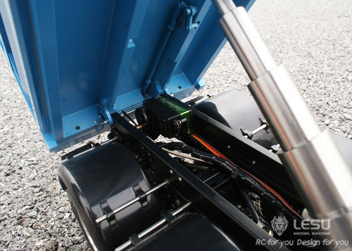 LESU TGS Cabin 1/14 Metal 8x8/6x6 RC Hydraulic Dumper Truck Tipper Vehicle 2 Speed High Torque Gearbox Sound Light System for RC Model Enthusiasts