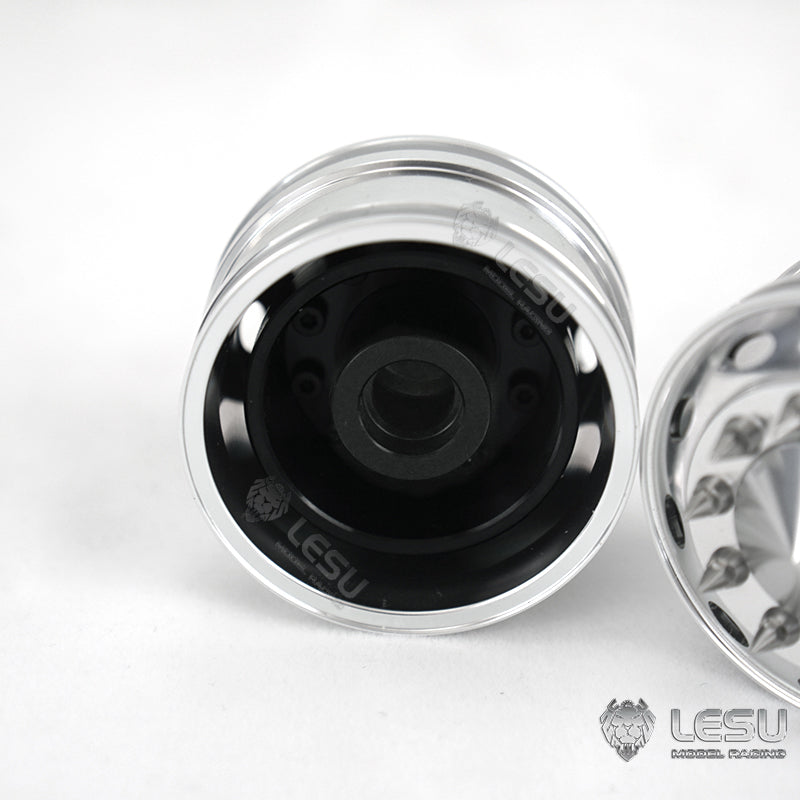 LESU Bearing Brake Metal Front Wheel Hub DIY Spare Part Suitable for RC 1/14 Scale Truck American Car Model Spare Part