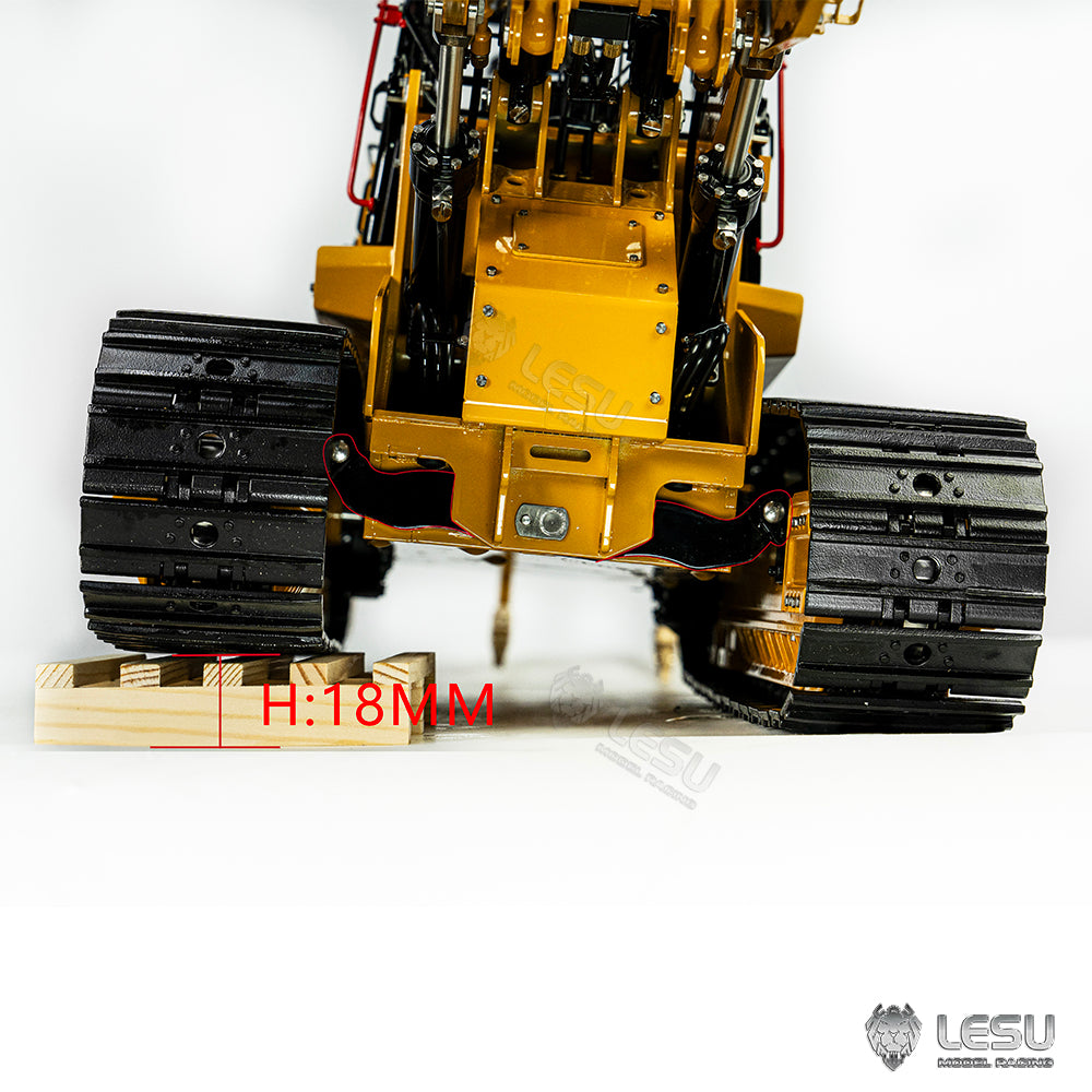 1/14 LESU 973K RC Hydraulic Loaders Upgrade Version Black Tracks Radio Controlled Car DIY Model RTR PNP Kit Versions