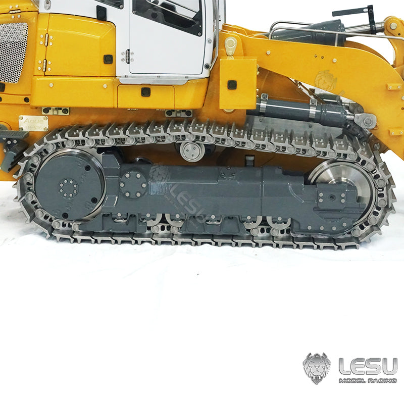 LESU 1/14 Metal Hydraulic Tracked 2CH Valve RC Painted Loader W/ PL18EVLITE Radio Servo ESC Decals Light Sound System Motor