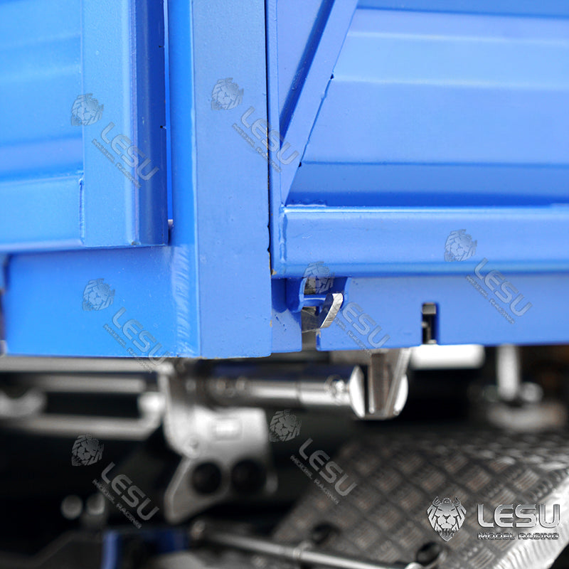 LESU 1/14 Metal 3 Ways RC Dumper Truck Model 3Speed Transmission Sound Light System for Remote Control Engineering Vehicle Enthusiast