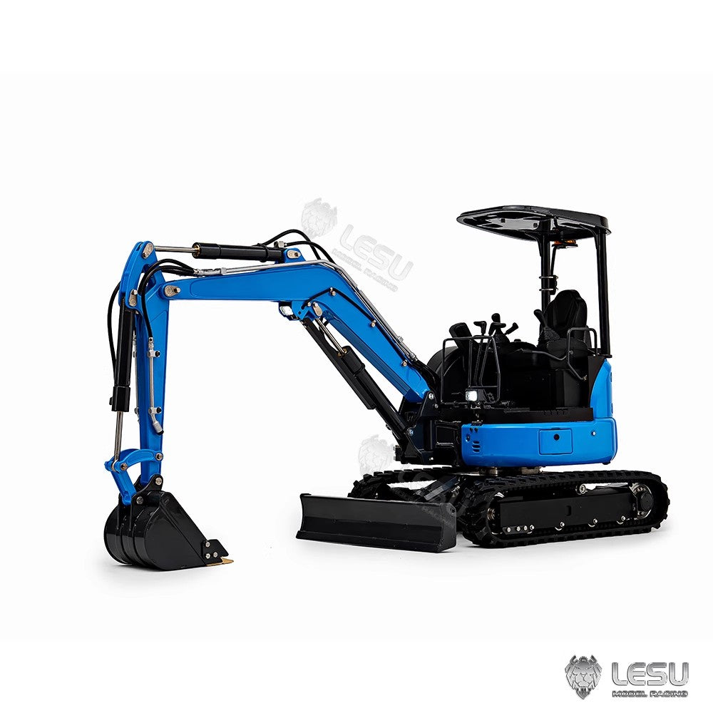 LESU 1/14 Metal Mini RC Hydraulic Excavator PC30 Radio Controlled Digger Model Frsky X14 Radio Upgrade Sound System Battery