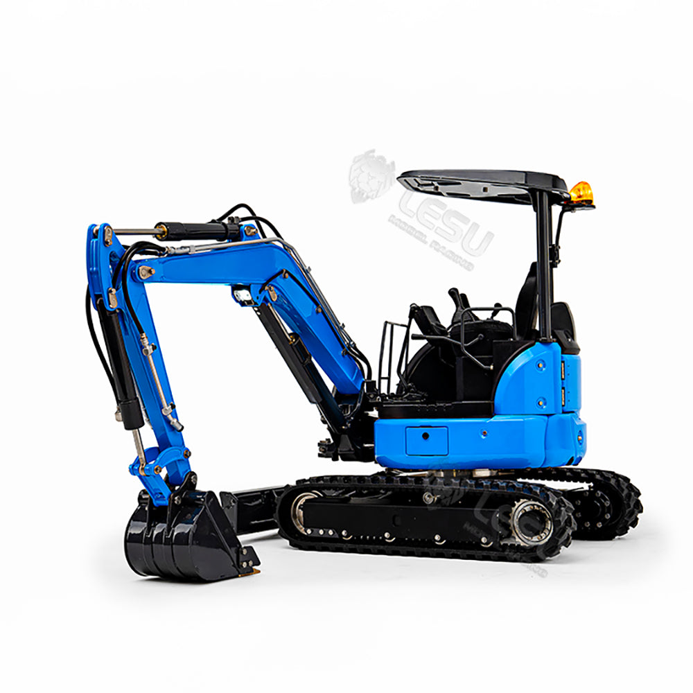 LESU 1/14 Metal Mini RC Hydraulic Excavator PC30 Radio Controlled Digger Model Frsky X14 Radio Upgrade Sound System Battery