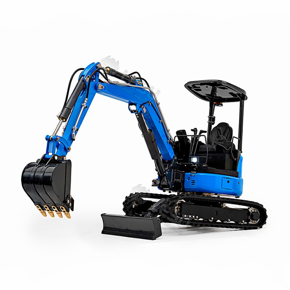 LESU 1/14 Metal Mini RC Hydraulic Excavator PC30 Radio Controlled Digger Model Frsky X14 Radio Upgrade Sound System Battery