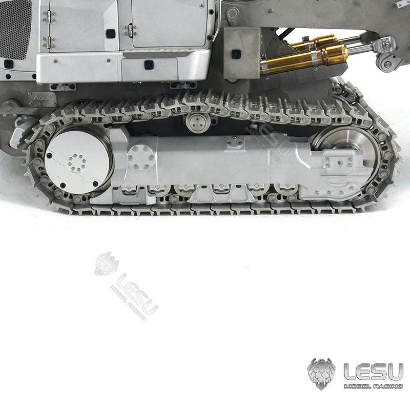 In Stock LESU 1/14 Metal Hydraulic Tracked 2CH Valve RC Unpainting/Painted Loader W/ Servo ESC Decals Light Sound System Motor Bucket