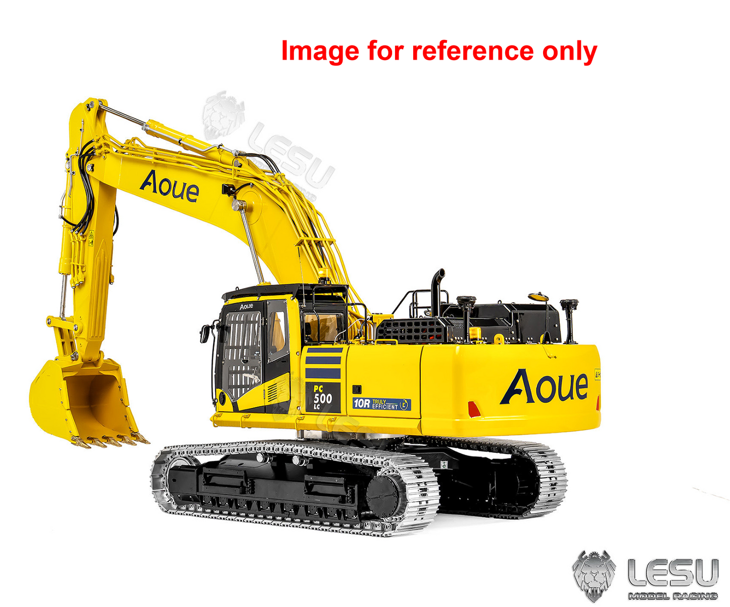 LESU Aoue PC500 1/14 Metal RC Hydraulic Tracked Excavator RC Digger Model 7Ways Valve 3-4MAP Pump Light System Assembled