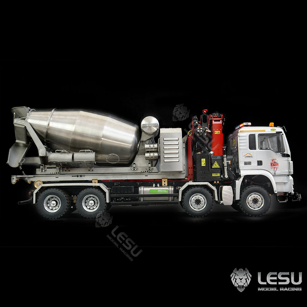 LESU Metal Concrete Mixing Machine for 1:14 Remote Control Dump Truck Tipper Car