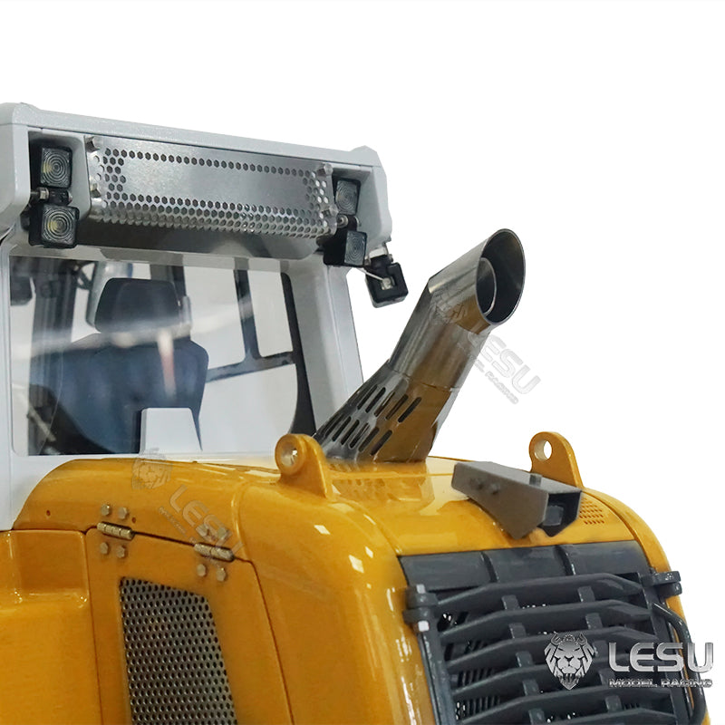 LESU LR636 1/14 Metal Hydraulic RC Wheel Loader Model with Sound Light System for Construction Vehicle Enthusiast Backyard Fun