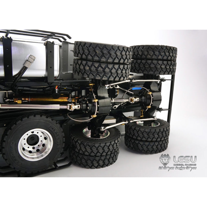 LESU 1/14 Scale 6x6 Hydraulic Dumper Tipper for Truck Car Model W/ ESC Motor Servo Light 3T Sound System W/O Radio Battery