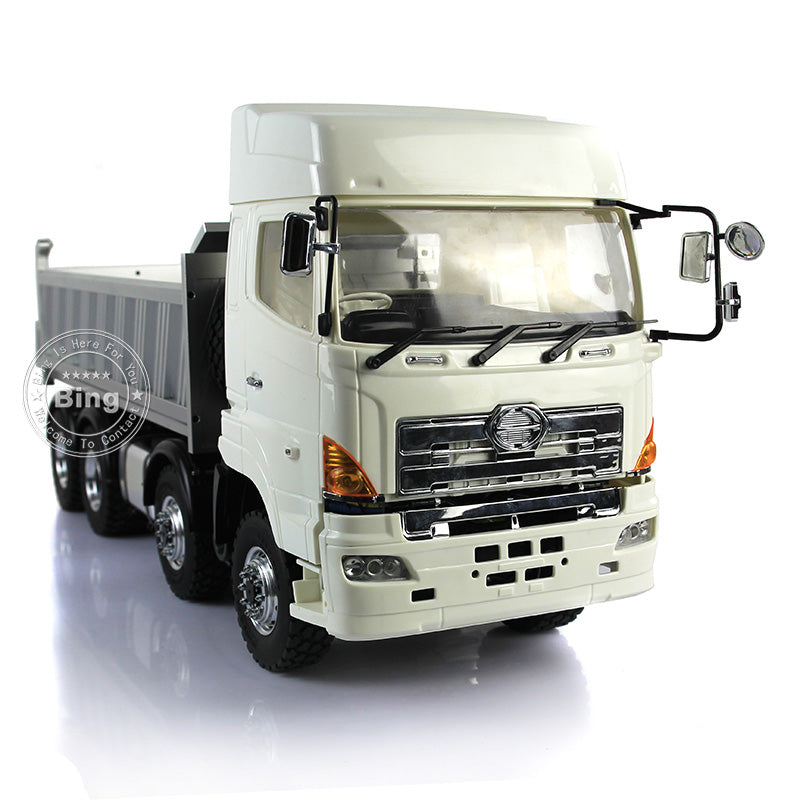 LESU 1/14 Scale Remote Controlled 700 8*8 All-wheel Drive Metal Hydraulic Dumper Truck Model W/ Motor ESC Sound Light System