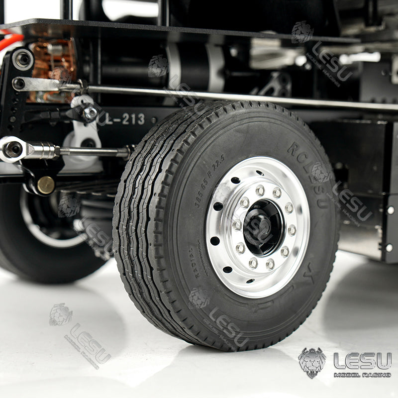 8*8 Metal Chassis W/ Motor ESC for 1/14 Scale Remote Controlled FH16 Tractor Truck Trailer Model W/O Sound Light System ESC