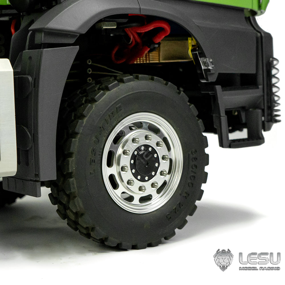 LESU 1/14 6x6 RC Mixer Truck Painted Assembled Radio Control Agitating Lorry Car Model Light Sound System W/O Battery Charger