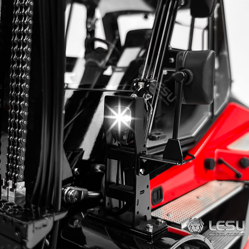 LESU Aoue-LD160S 1/14 Metal RC Hydraulic Forklift A0014 RTR with 6CH Reversing Valve Light Sound for Construction Vehicle Enthusiast