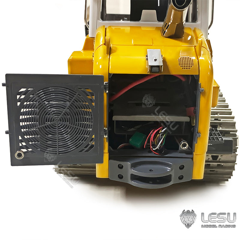 LESU LR636 1/14 Metal Hydraulic RC Wheel Loader Model with Sound Light System for Construction Vehicle Enthusiast Backyard Fun