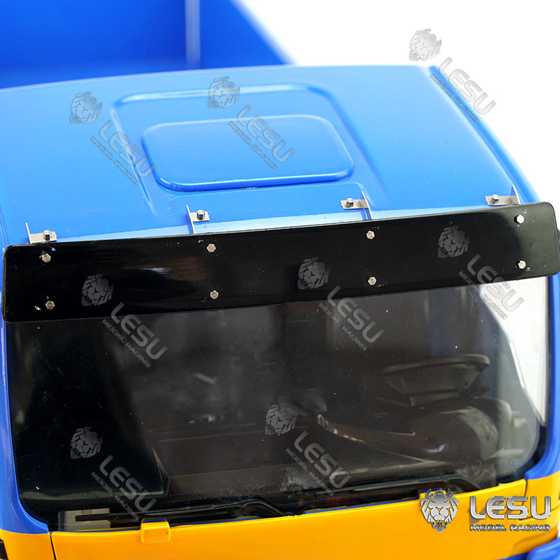LESU 1/14 Metal 3 Ways RC Dumper Truck Model 3Speed Transmission Sound Light System for Remote Control Engineering Vehicle Enthusiast