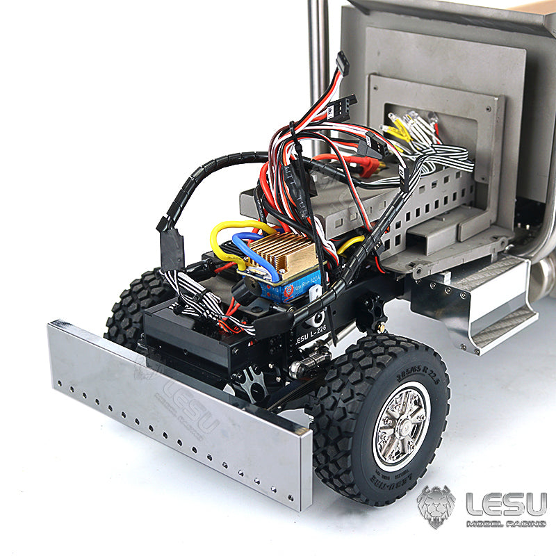 LESU1/14 Scale 6*6 Metal Hydraulic Radio Controlled Dumper Tipper Construction Truck Model W/ Motor Servo ESC Bucket W/O Cabin