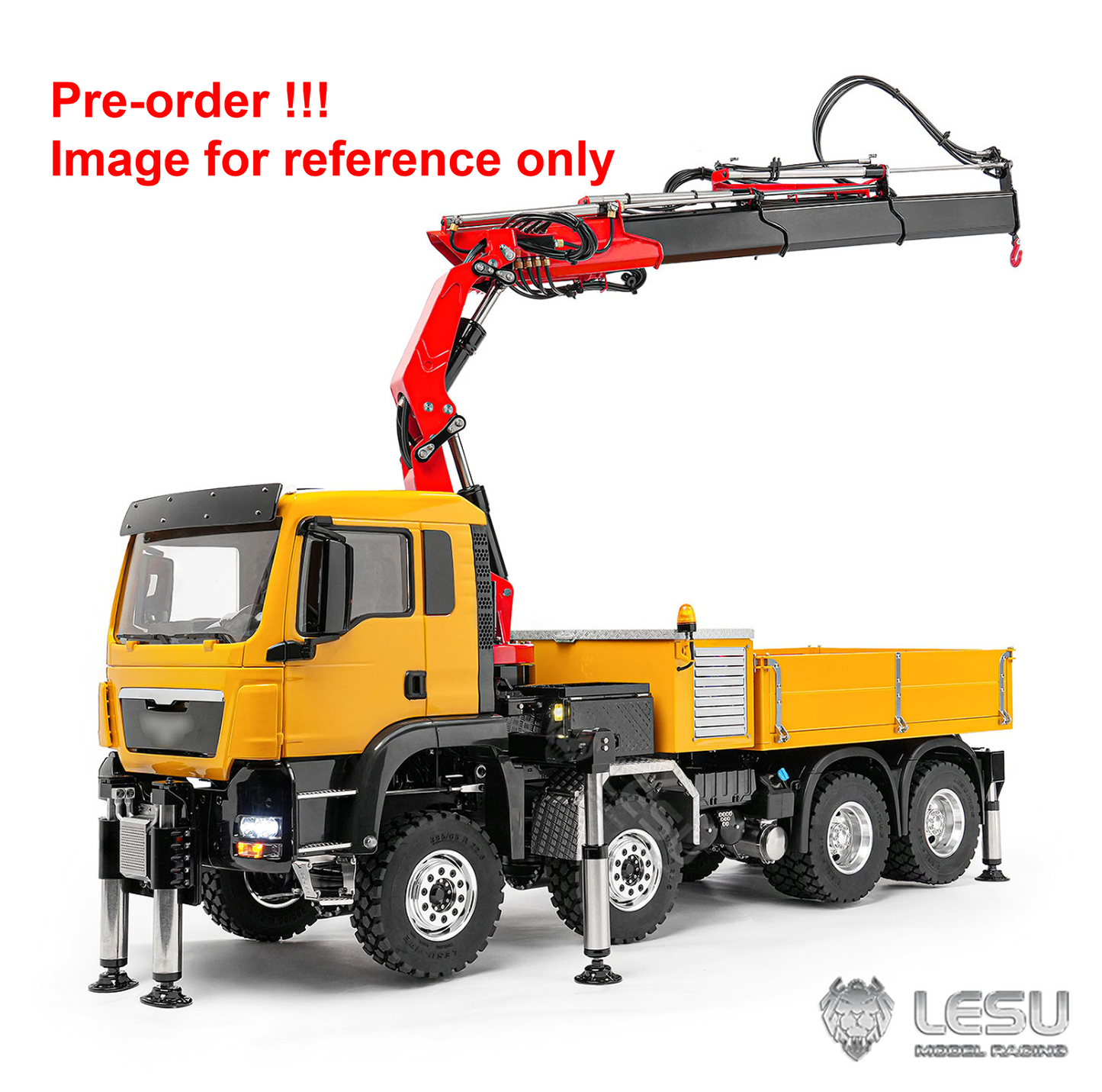 New Pre-Order Deposit 1/14 8x8 Crane Truck Remote Control Lorry