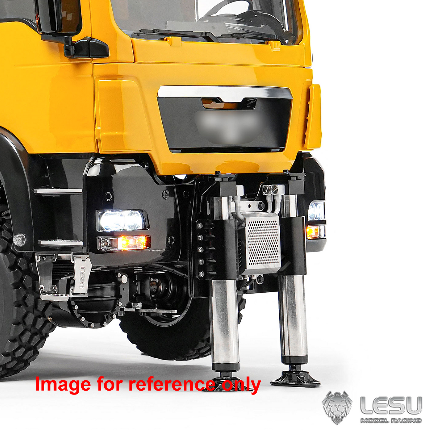 LESU Z0082 1/14 Metal 8X8 RC Hydraulic Crane Truck 3 Speed Remote Control Lorry Model 7CH Valves 6 Outriggers Light Sound Axle Diff Lock