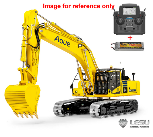 LESU Aoue PC500 1/14 Metal RC Hydraulic Tracked Excavator RC Digger Model 7Ways Valve 3-4MAP Pump Light System Assembled